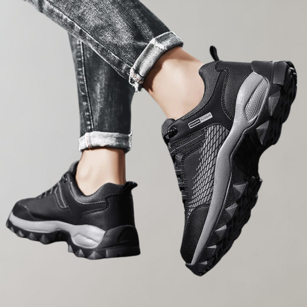 Herren Wanderschuhe – Atmungsaktiv – Rutschfeste Sohle – Bequeme Outdoor-Schuhe