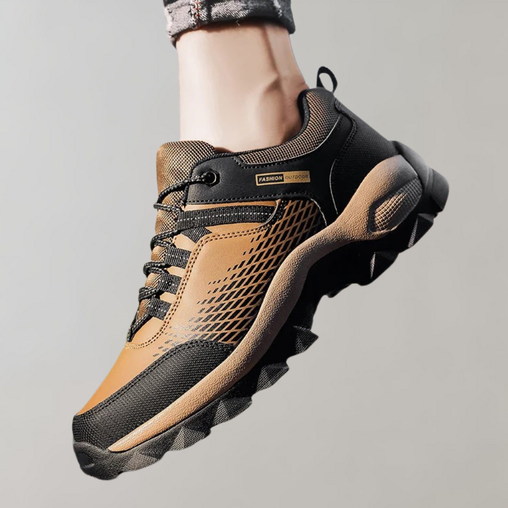 Herren Wanderschuhe – Atmungsaktiv – Rutschfeste Sohle – Bequeme Outdoor-Schuhe