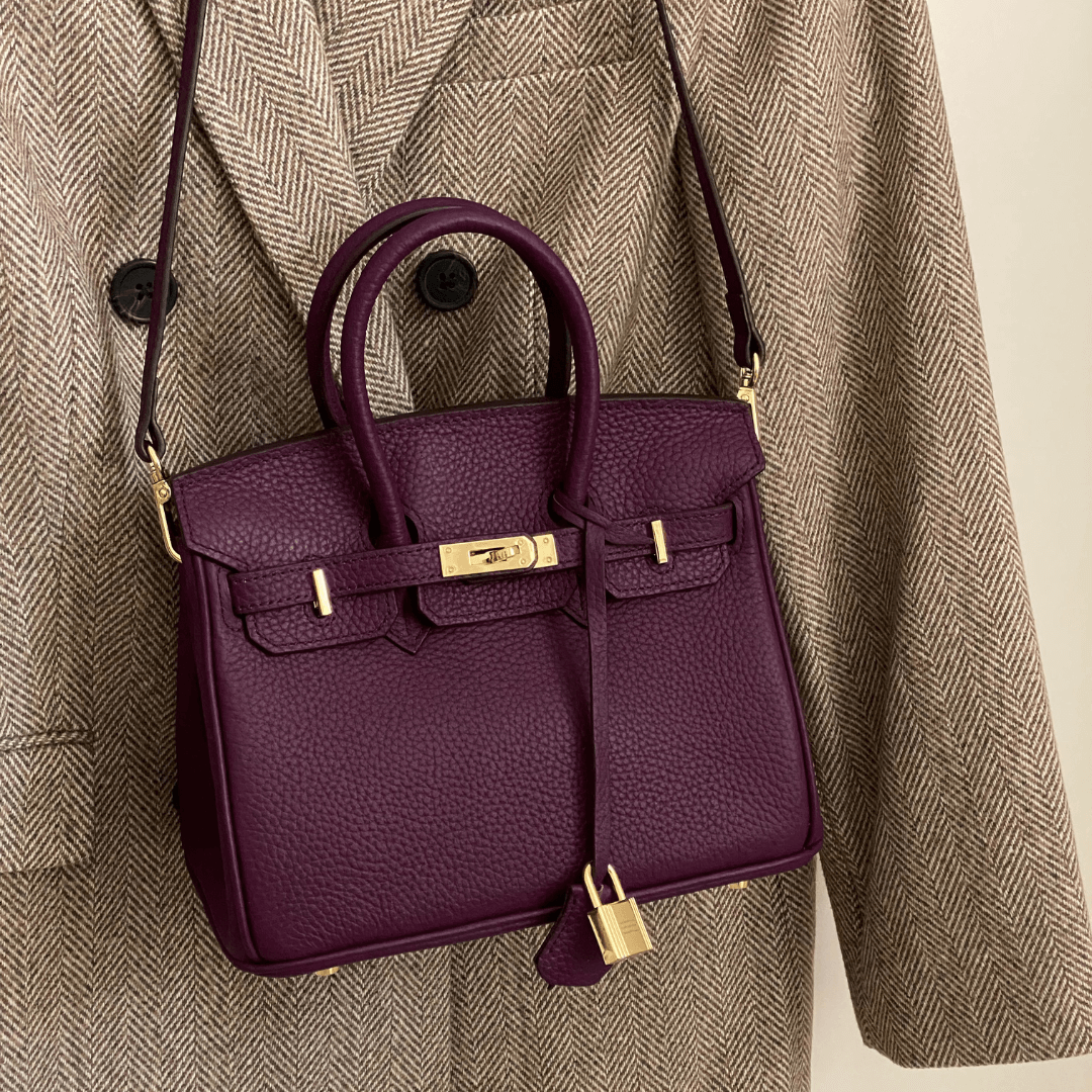 Große lederhandtasche für frauen