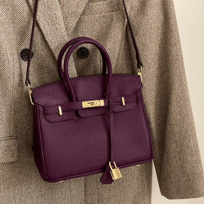 Große lederhandtasche für frauen