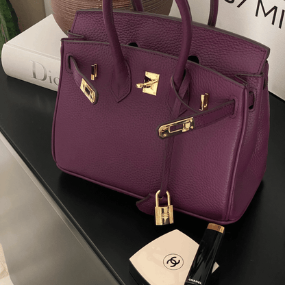 Große lederhandtasche für frauen