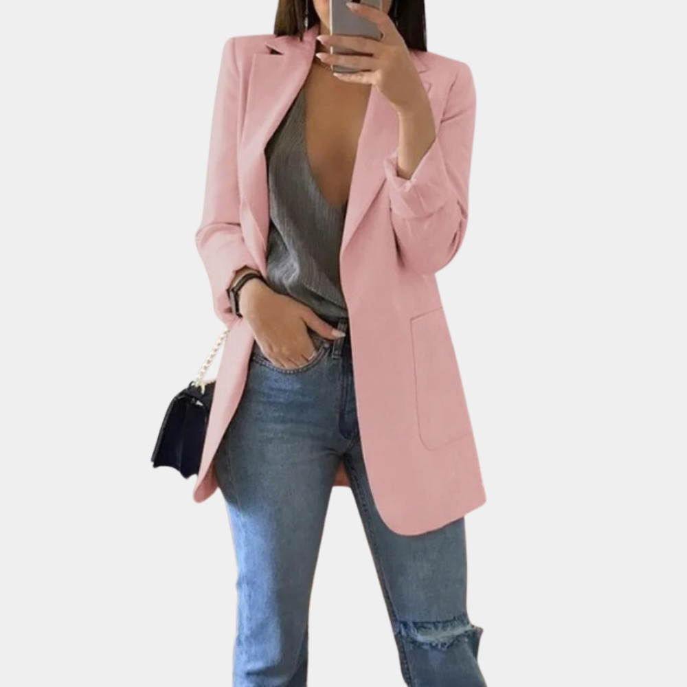 Bella - Damenblazer aus Baumwolle im Slim-Fit-Stil