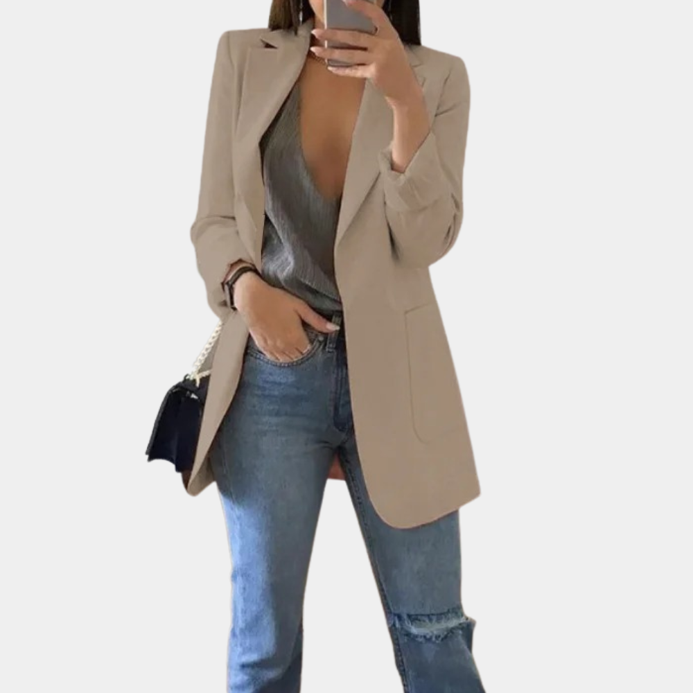 Bella - Damenblazer aus Baumwolle im Slim-Fit-Stil