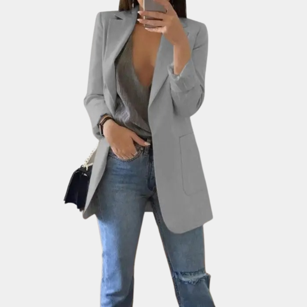 Bella - Damenblazer aus Baumwolle im Slim-Fit-Stil