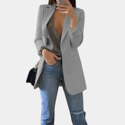 Bella - Damenblazer aus Baumwolle im Slim-Fit-Stil