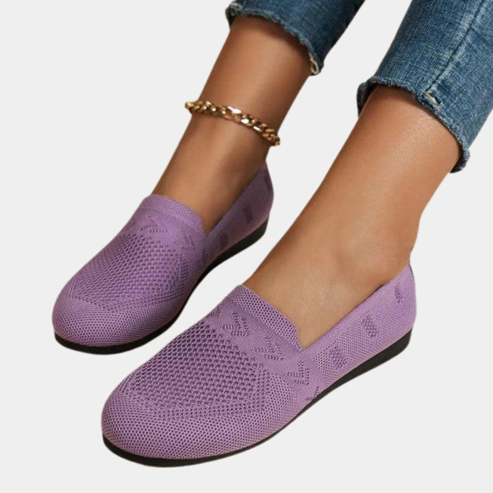 Damen Slipper Schuhe – Atmungsaktiv – Bequem – Leicht – Freizeit Loafer