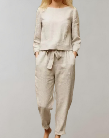 Zweiteiliges Damen-Co-Ord-Set aus Tweed
