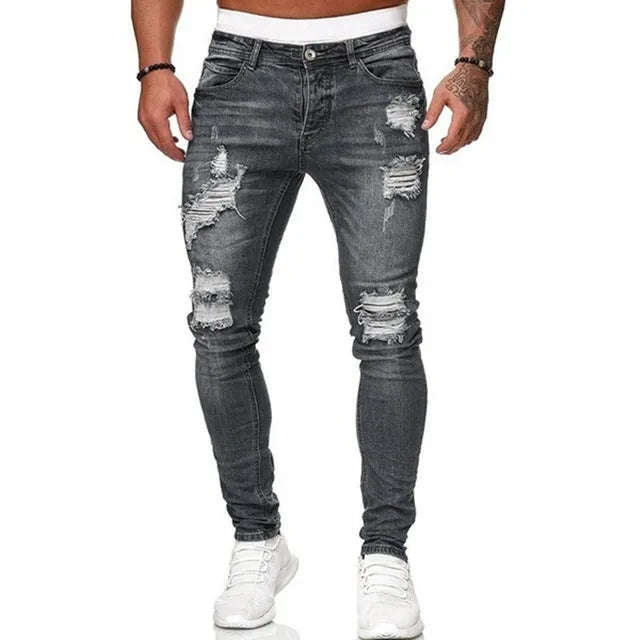 Modische street-jeans für herren