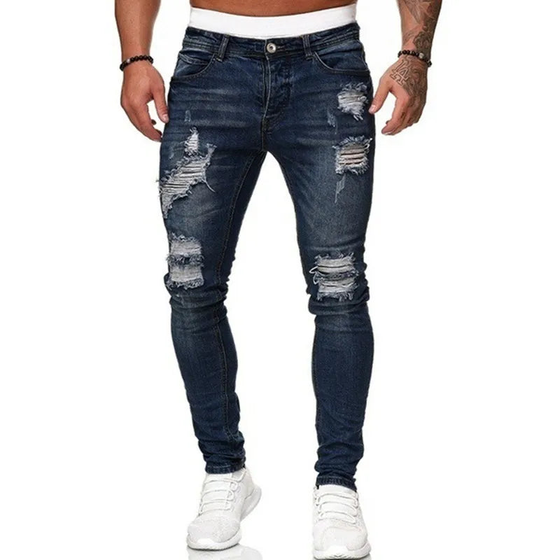 Modische street-jeans für herren