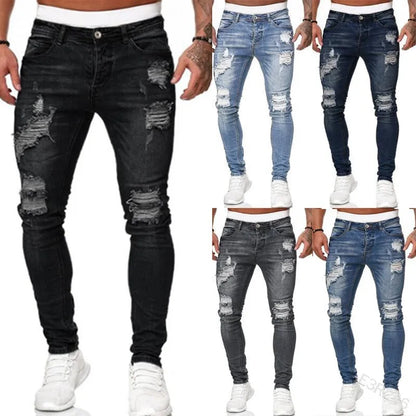 Modische street-jeans für herren