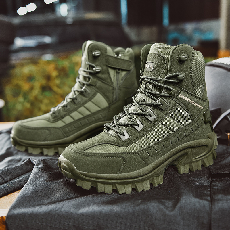 Wasserdichte Herren Arbeitsstiefel aus robustem Material